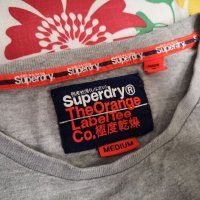 Superdry мъжка маркова тениска, М , сива, снимка 9 - Тениски - 36887460