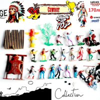 Стари пластмасови каубой индианци някои са на киндер Kinder Surprise, снимка 1 - Колекции - 43698311