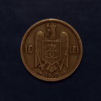 10 леи 1930 Румъния Парижки вариант, снимка 1 - Нумизматика и бонистика - 44018650