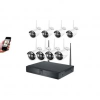 Комплект за видеонаблюдение с 8 безжични камери , NVR устройство, снимка 4 - Комплекти за видеонаблюдение - 37678266