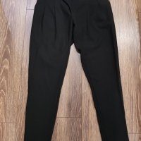 Прекрасен черен официален панталон,С размер , снимка 1 - Панталони - 26667224