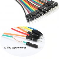 40 бр. Джъмпъри 20 см. кабели за Ардуино , Arduino , джъмпери, снимка 5 - Кабели и адаптери - 27376372