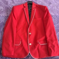 Мъжко червено сако, снимка 1 - Сака - 38691885