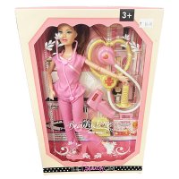Кукла Лекар тип Барби, с аксесоари, варианти Код: 2076, снимка 2 - Кукли - 43354167