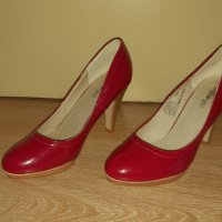 Обувки на ток- Buffalo (червени, 39 размер), снимка 7 - Дамски обувки на ток - 37101432