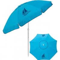 Ветроустойчив чадър с възможност за накланяне. 2м диаметър,Тръба 28/32мм, снимка 1 - Градински мебели, декорация  - 37198014