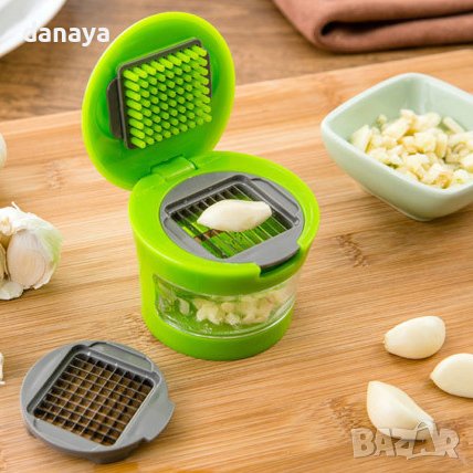 2968 Ръчна преса за чесън маслини практичен кухненски инструмент, снимка 1
