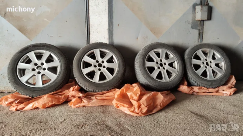 Джанти 16 5x108 със зимни гуми 215/55 R16!, снимка 1