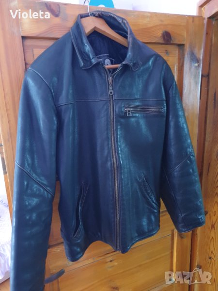 Кожено яке от телешки бокс, ръчна изработка, снимка 1