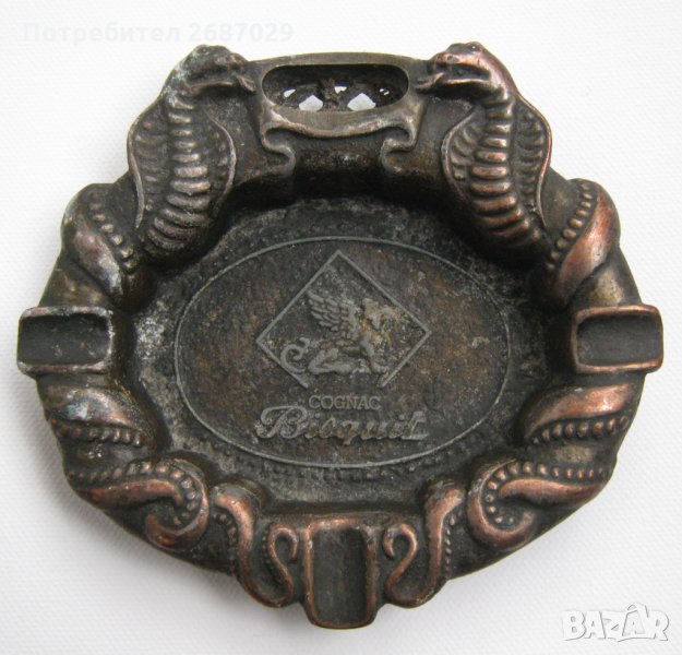 Пепелници:  Стар пепелник, реклама на коняк, други - с лъв, керамична обувка, снимка 1