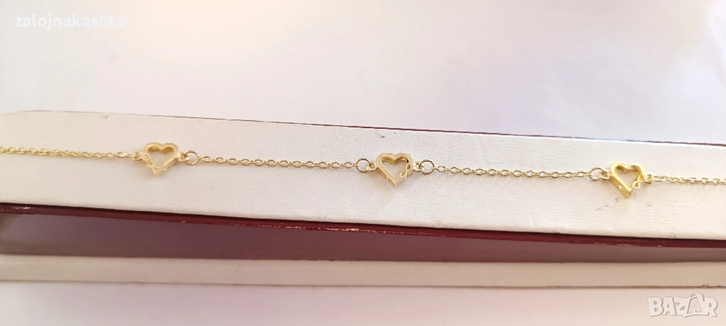 Нова-Златна гривна-2,28гр/14кр, снимка 1