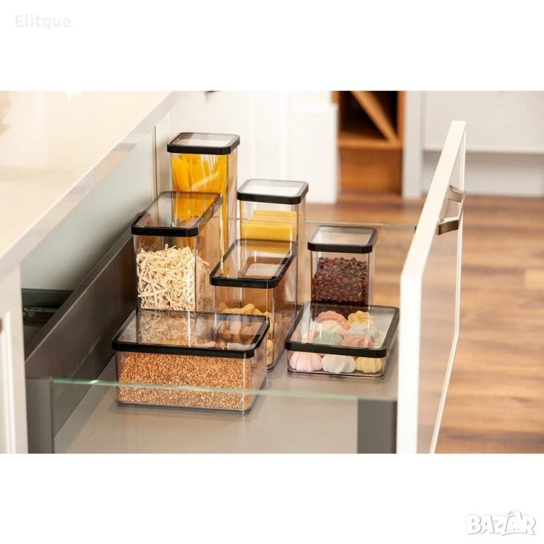 Комплект от 5 контейнера за съхранение, снимка 1