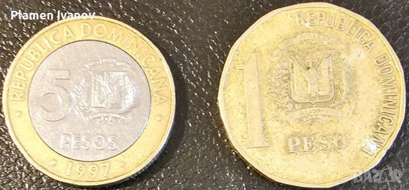 Стари монети от Доминикана в добро състояние, снимка 1