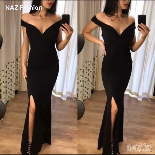 Дълга черна рокля , снимка 1