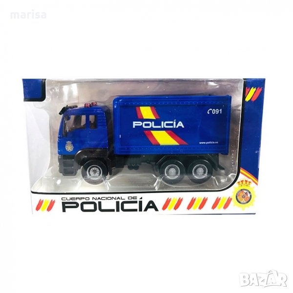 Колекционерски камион Police, метален Код: 735111, снимка 1
