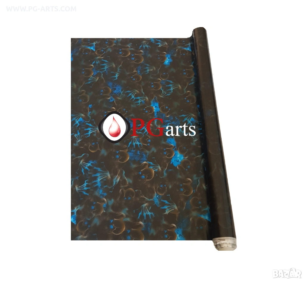 Фолио за хидрографика BLUE SKULL 50, снимка 1