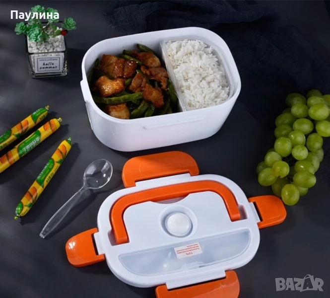 Електрическа кутия за храна с две прегради., снимка 1