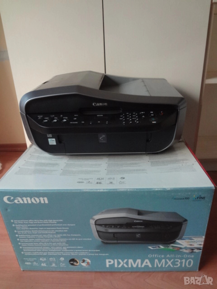 Цветен принтер, копир и факс в едно CANON PIXMA MX310, снимка 1