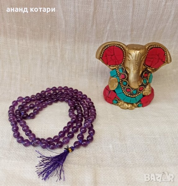 Броеница Лилав ахат, снимка 1