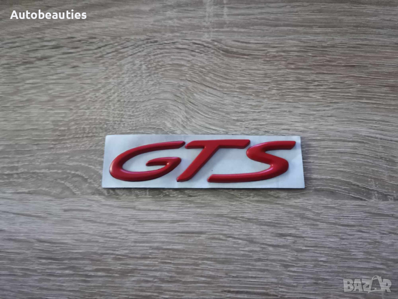 Порше Porsche GTS червен надпис емблема , снимка 1