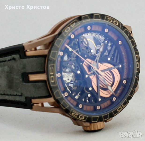 Мъжки механичен луксозен часовник Roger Dubuis Excalibur Aventador S, снимка 1
