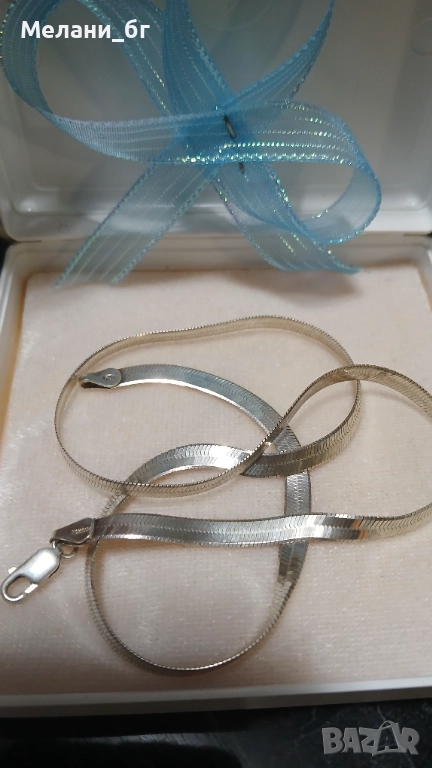 Сребърен ланец , снимка 1