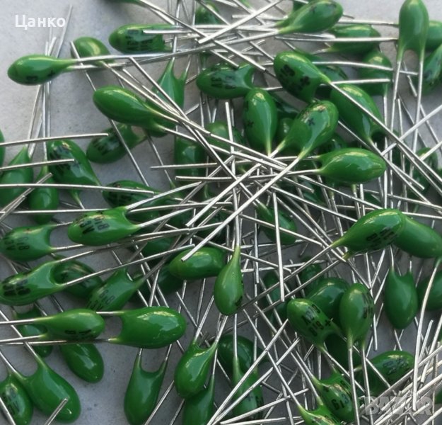 Продавам кондензатор - танталов 6,8µF/6,3V, снимка 1