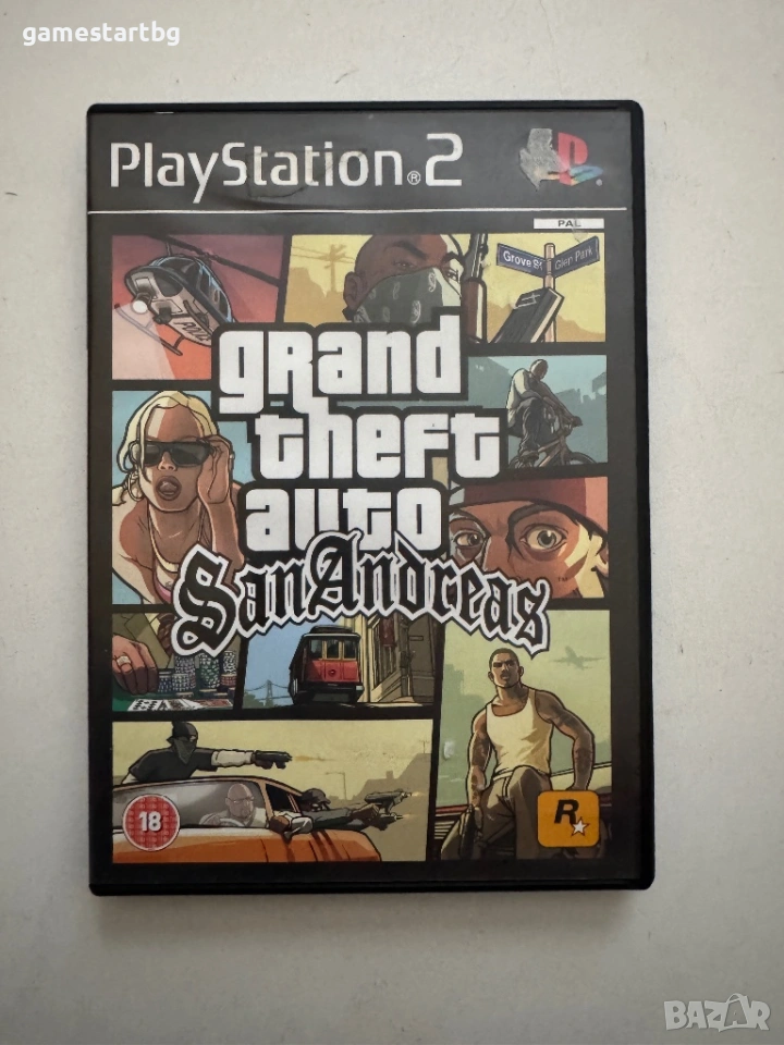  Grand Theft Auto San Andreas за PS2, снимка 1
