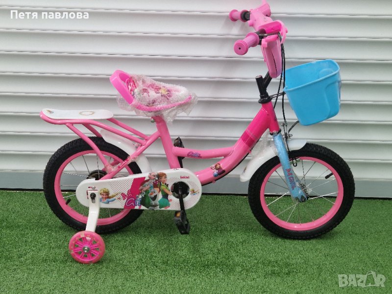 Нови велосипеди за деца от 3г. до 5години 14 цола цвят лилав, снимка 1