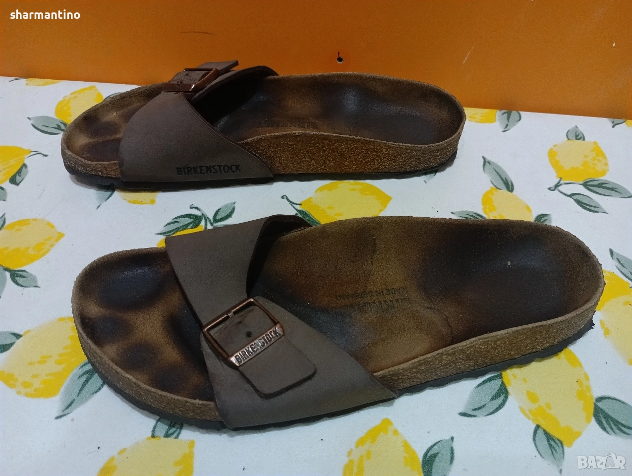 Birkenstock кожени чехли N 40 - 15 лв, снимка 1