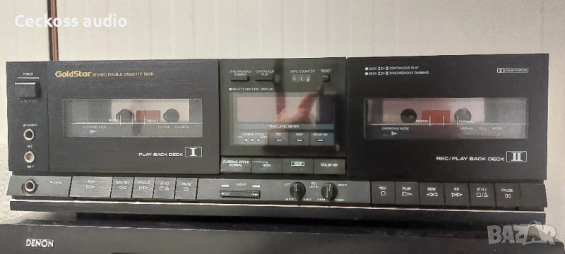 Двукасетъчен дек GOLDSTAR GSW-9320, снимка 1