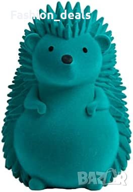 Нова Статуя скулптура на зелен таралеж Фигурка животно Декор стая 16 см, снимка 1