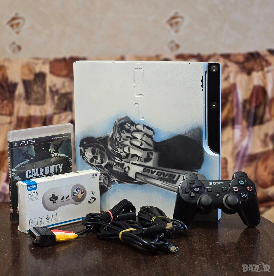 SONY Playstation 3 Slim PS3 1000GB 1TB с хак HEN, снимка 1