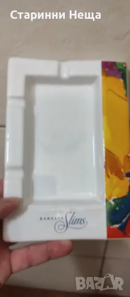 Порцеланов пепелник цигари Karelia slims порцелан , снимка 1