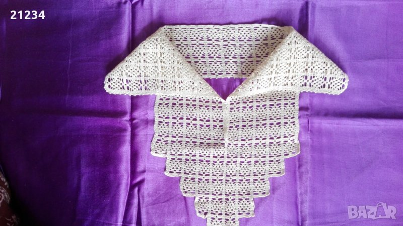 плетени якички на една кука, снимка 1