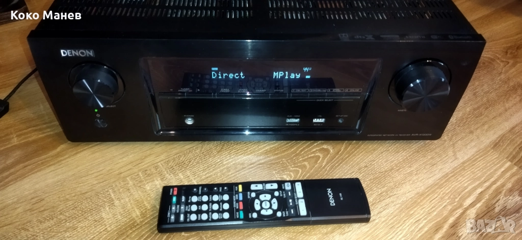 DENON AVR-X1300W 7.2 канала Wi-Fi Bluetooth Apple AirPlay Dolby Atmos, снимка 1