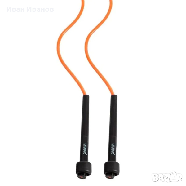 Въже за скачане, С дръжки, PVC, Оранжев, снимка 1