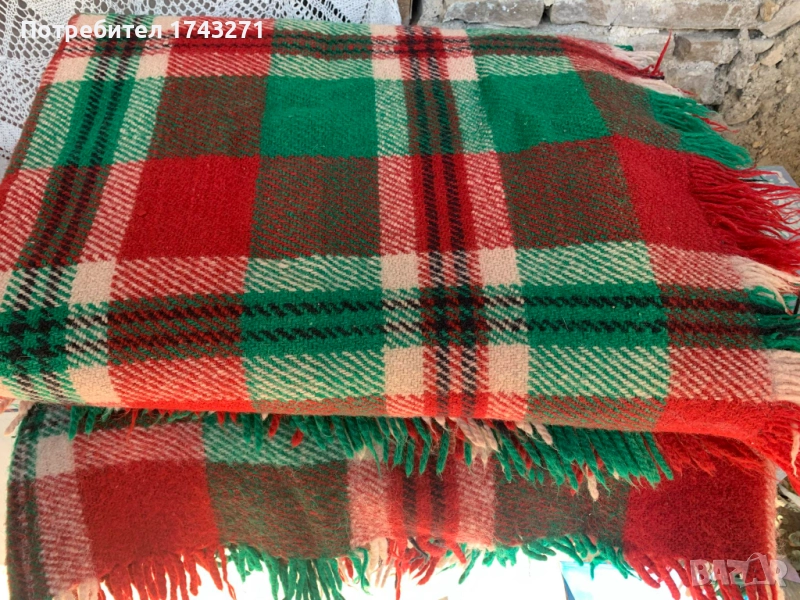 Родопско одяло от чиста вълна , снимка 1