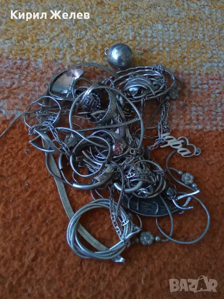 100 грама сребърни накити за поправка за реставрация за части или материал 50660, снимка 1