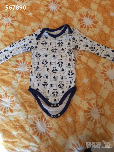 Боди с дълъг ръкав Lupilu, снимка 1