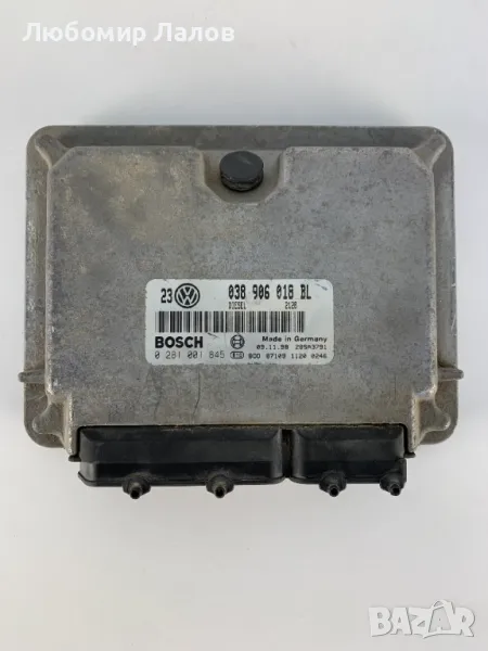 Компютър двигател Vw Golf 4 1.9 90к.с Фолксваген Голф 3 0281001845 / 038906018BL, снимка 1