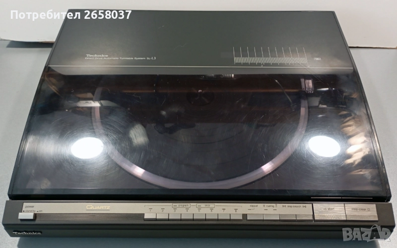 Продавам грамофон Technics SL-L3 черен, снимка 1