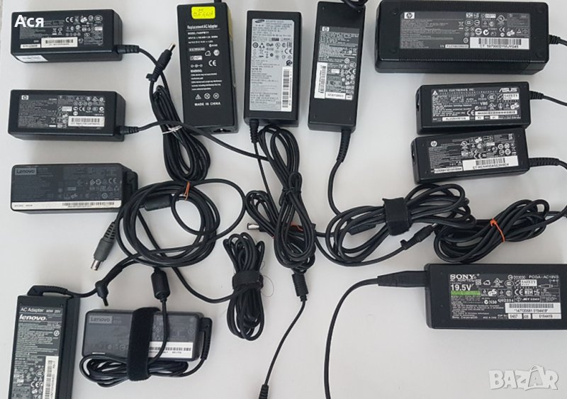 Оригинални зарядни за лаптопи и други HP, DELL, Lenovo, samsung, sony, снимка 1