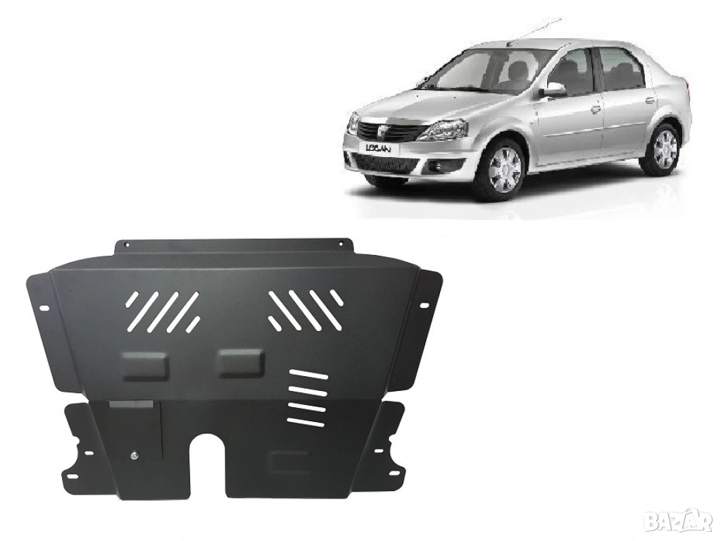 Метална кора под двигател и скоростна кутия Dacia Logan / Logan MCV 2005г – 2012г, снимка 1