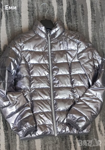 Дамско сребристо яке, снимка 1