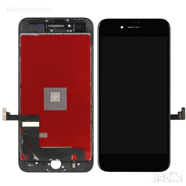 LCD Дисплей за iPhone 8 Plus 5.5' + Тъч скрийн / Черен / КЛАС A Баркод : 483421, снимка 1