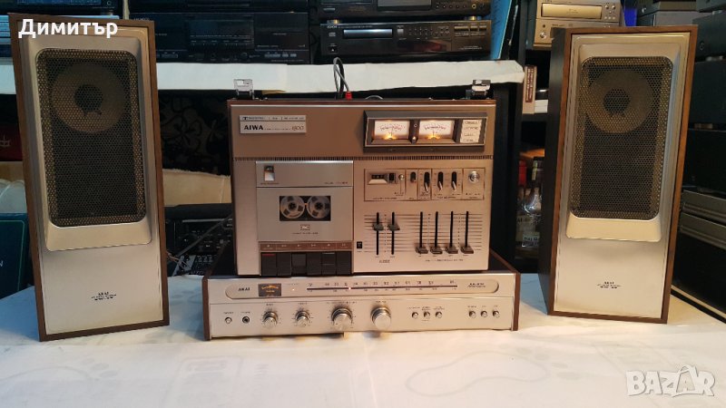 РАЗпродаЖБА на ТЕхниКА !! МНОГО РЯДЪК И ЦЕНЕН МОДЕЛ AIWA AD-1800 Cassette Deck (1976) !!, снимка 1