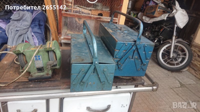 Железен Куфар за Инструменти 2бр., снимка 1