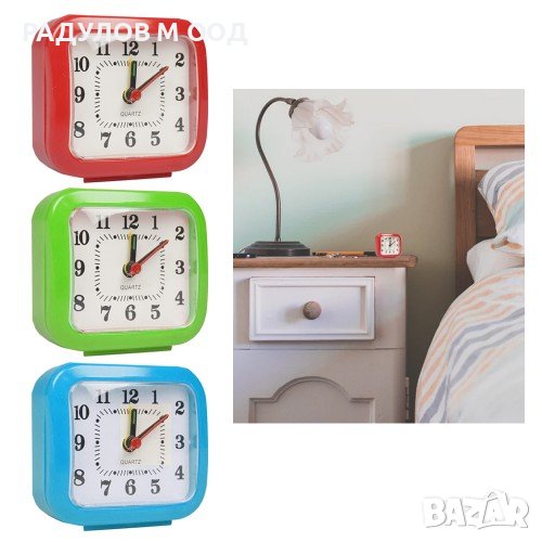 Мини часовник с аларма / 1225, снимка 1