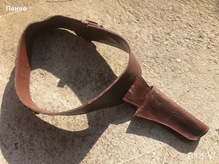 уестърн кобур с колан за револвер 4, снимка 1